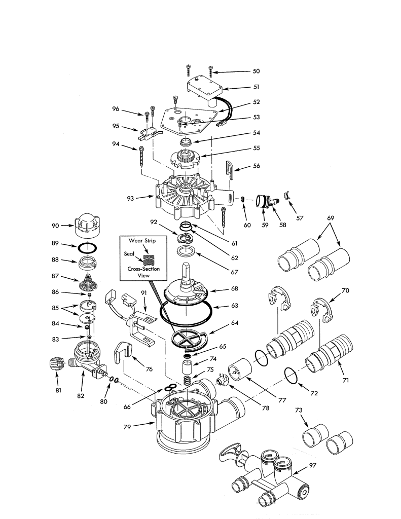 Eco Kenmore Whirlpool GE NorthStar 7185487 1″ Rotor Seal Kit Water